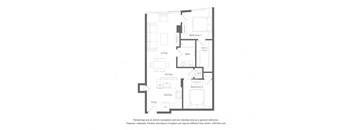 the illustration of the hypothetical floor plan