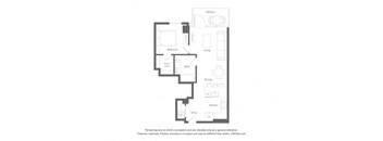 a schematic diagram of a floor plan of a house