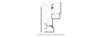 a floor plan of a house with an open floor plan