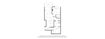the floor plan of the house with garage and terrace