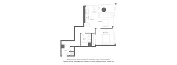a floor plan of a house with a lot of floor space and a staircase