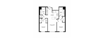 a blueprint of a floor plan of a house