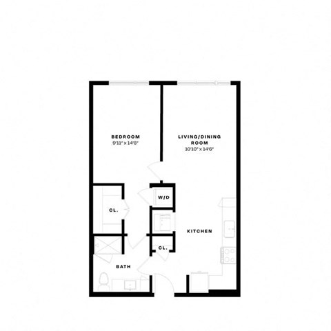 a floor plan of a house with a black and white