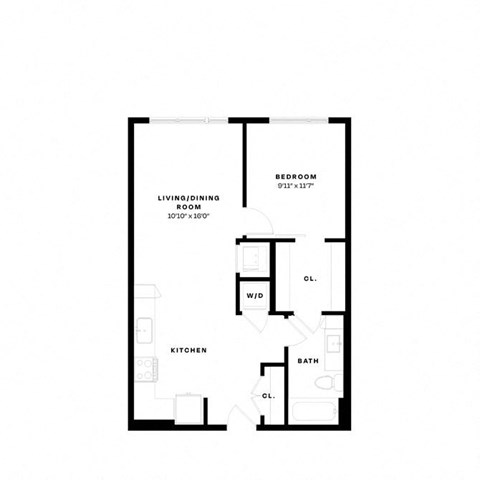a floor plan of a house with a black and white