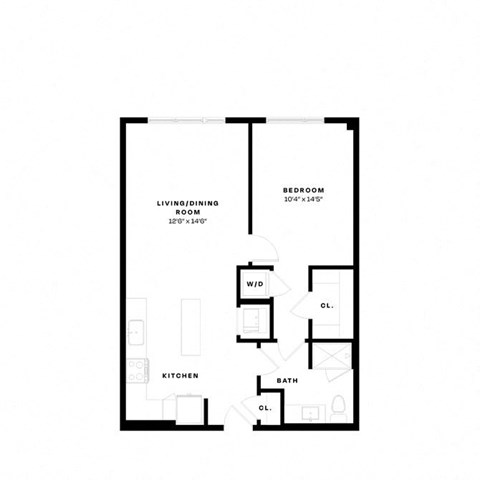 a floor plan of a house with a black and white