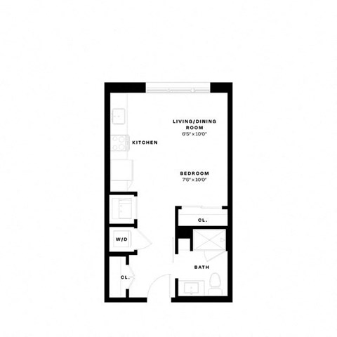 a floor plan of a house with a black and white