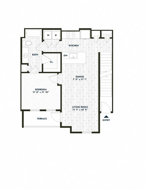 a floor plan of a house with different floors