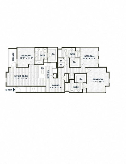 a floor plan of a house with many rooms and a staircase