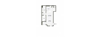 floor plan of the first floor of a modern house