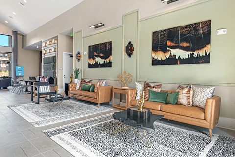 a rendering of the lobby of a hotel with a lobby reception area