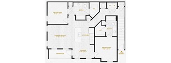 a blueprint of a floor plan of a house