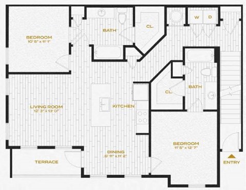a blueprint of a floor plan of a house