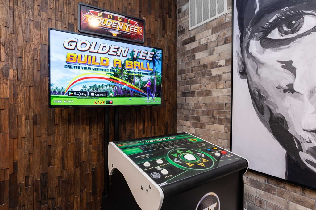 a game machine and a sign for the golden turtle gum reel game