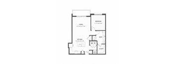 yz floor plan  2 bedroom with 2 baths