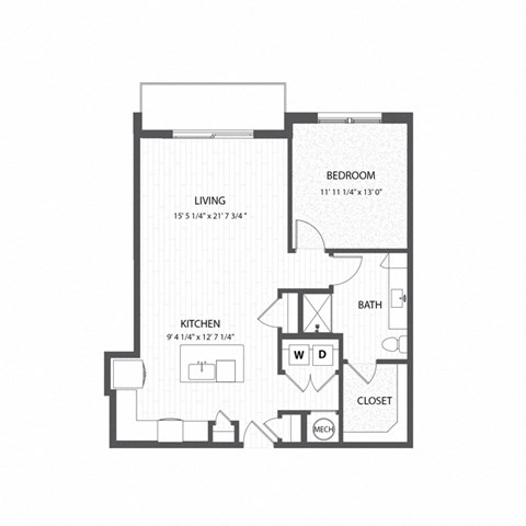 yz floor plan  2 bedroom with 2 baths