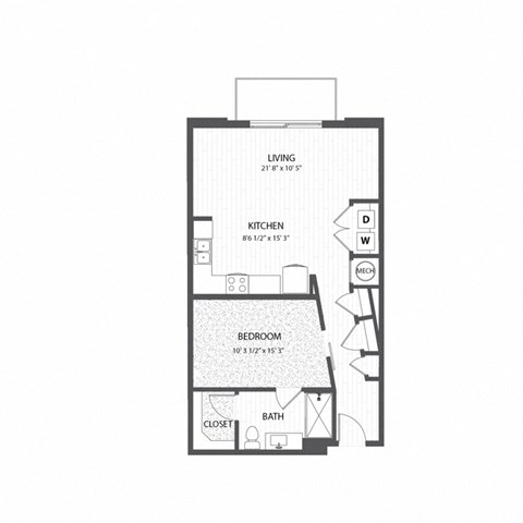 yz floor plan  studio apartments  the residences at sawmill estates