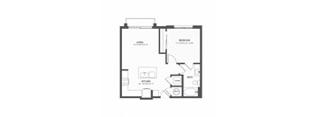 yz floor plan  1 bedroom  1190 sq ft  the nexus