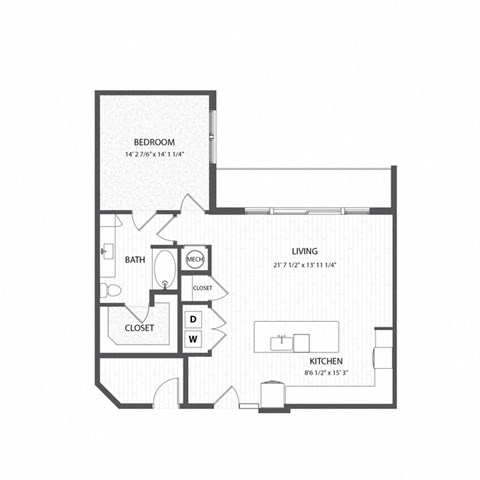 yz floor plan  2 bedroom apartment  clearwater apartments  the residences at clear