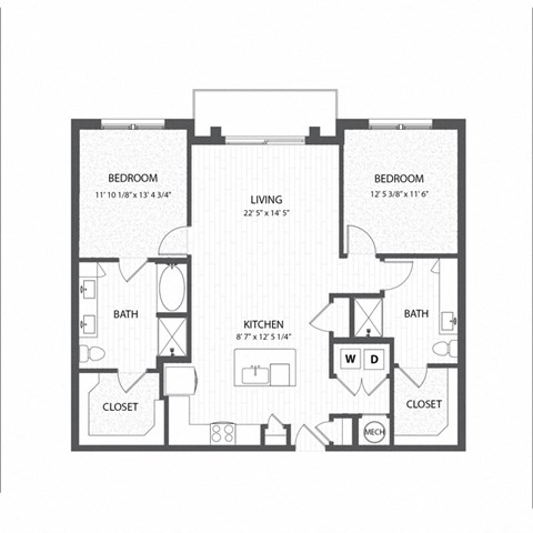 the first schematic floor plan of a 2103 sq ft house