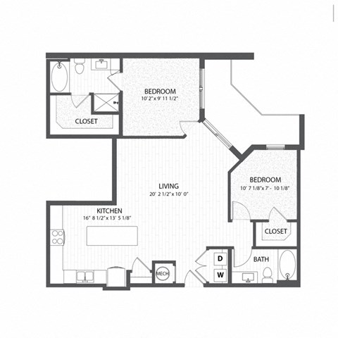 the icon floor plan with 2103 sq ft