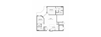 yz floor plan  2 bedroom with 2 baths