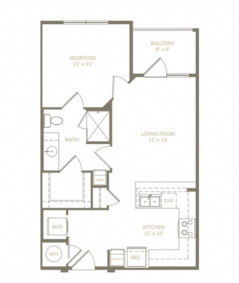 a hypothetical floor plan with a mix of bedrooms and a living room
