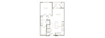a floor plan with a mix of bedrooms and a living room