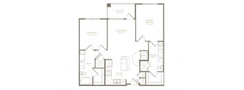 blueprint floor plan 2 bedroom apartment clearwater  the nexus