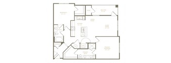 a floor plan of a house with a mix of different rooms and floors