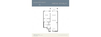 a floor plan of a unit with bedroom and bathroom