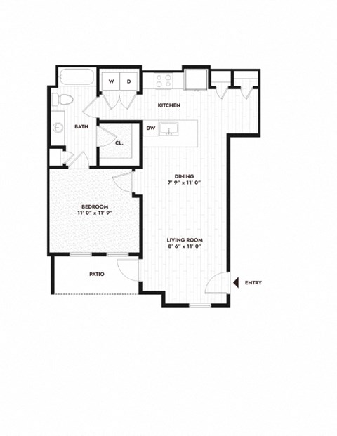 a floor plan of a house with a garage and a staircase