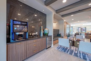 Coffee bar for residents