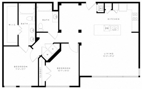 a blueprint of a floor plan of a house