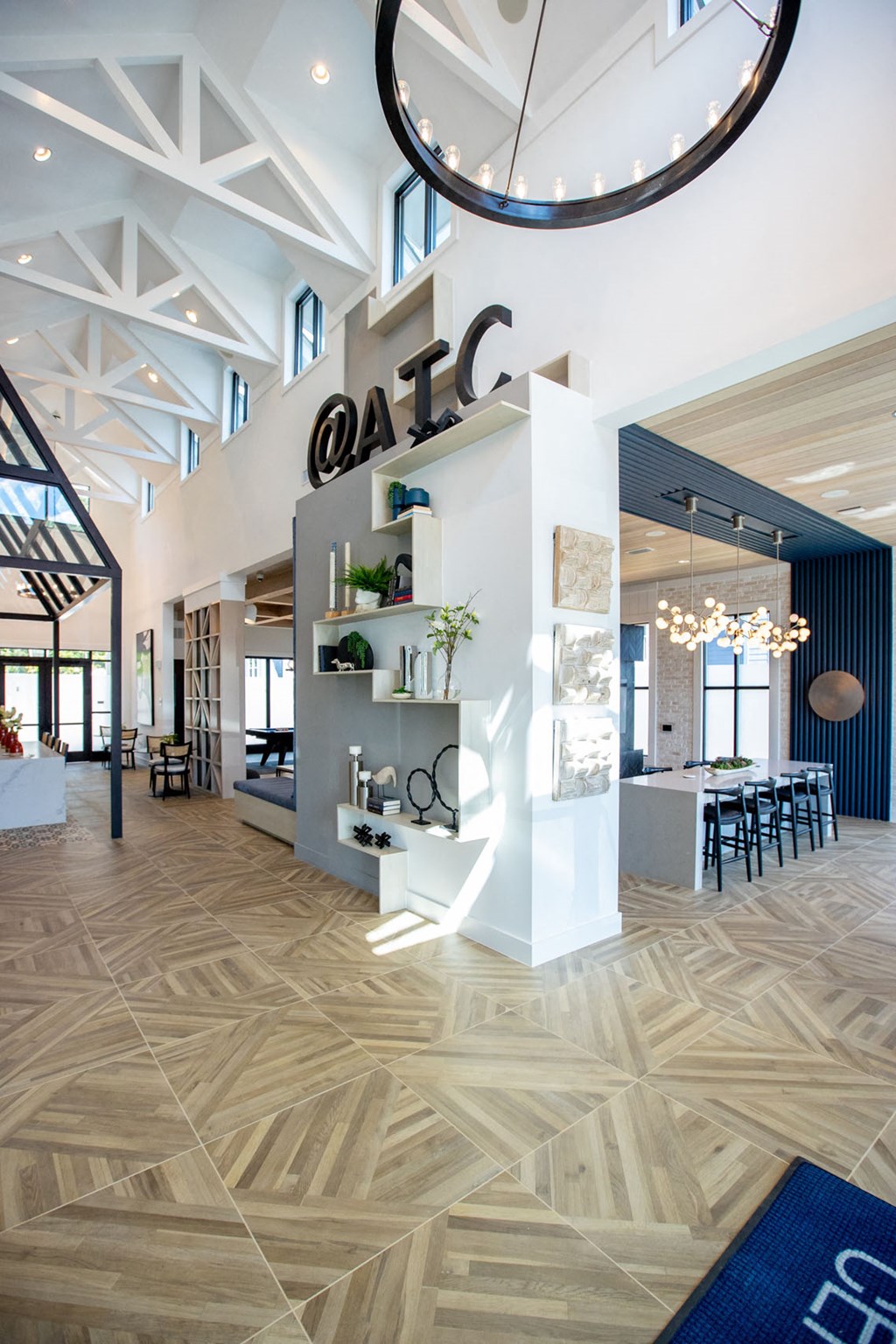 the lobby of the ace hotel