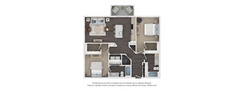 a floor plan is shown with a bedroom and a bathroom
