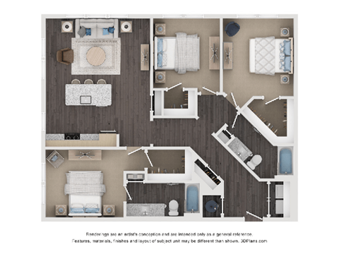 a 1120 sqft floor plan  1 bedroom