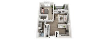 a1 floor plan  the crossings at town square apartments