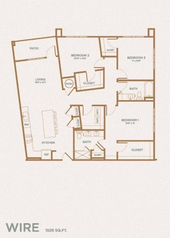 a floor plan of a house with a dog