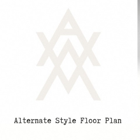 a white floor plan with a white x in the middle