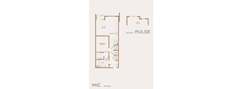 the floor plan for the condo
