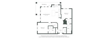 a floor plan of a unit with a floor