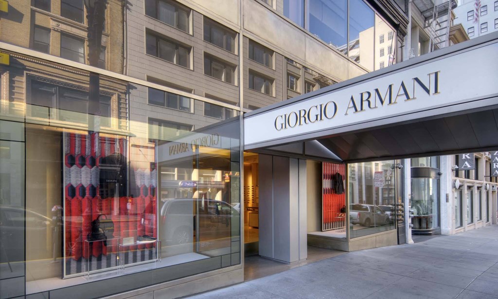 the front of a store on a city street