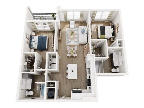 a 3 bedroom floor plan of a house