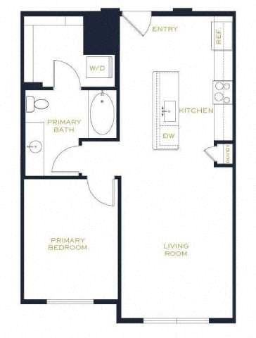 simple floor plan for a small apartment