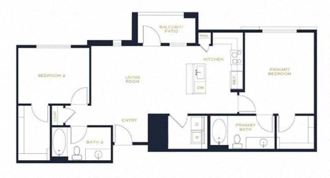 a blueprint of a floor plan of a house