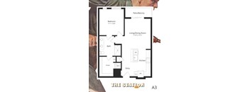 a floor plan of a house with bedrooms and a bathroom