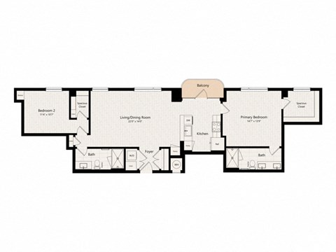 the floor plan of the second level of the house