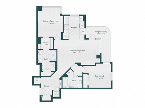the plan of the second floor of the house showcasing the various floor plans