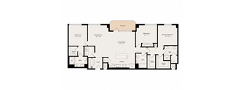 the floor plan of the residence