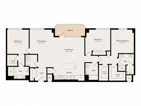 the floor plan of the residence